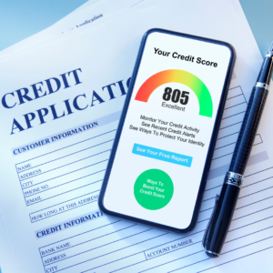 Establish Credit. Credit Application credit score