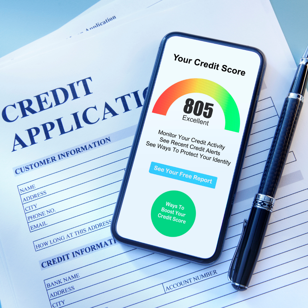 Establish Credit. Credit Application credit score